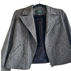 Ralph Lauren Women's Gray Blazer Jacket